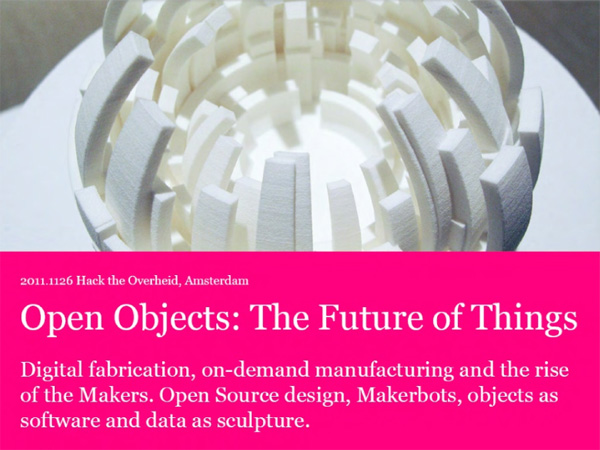 Open Objects: The Future of Things